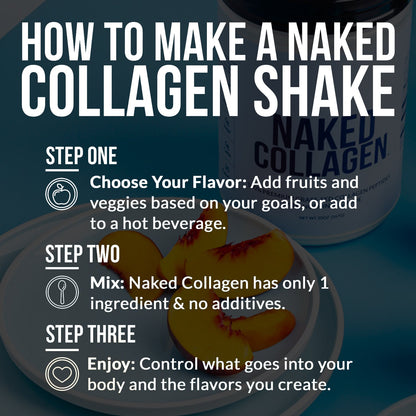 Collagen Peptides with Hyaluronic Acid - Advanced Collagen Peptides for Smooth Drinks, Coffee and Recipes