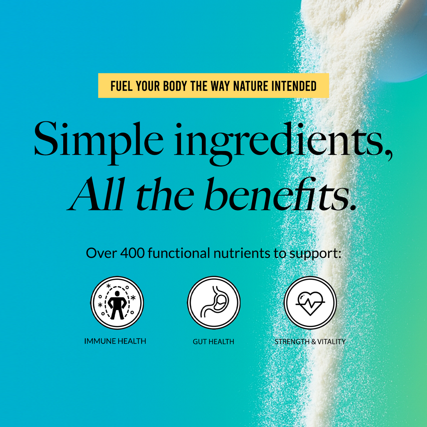 Grass - Fed Colostrum Powder - Colostrum Powder for Smooth Drinks, Coffee and Recipes