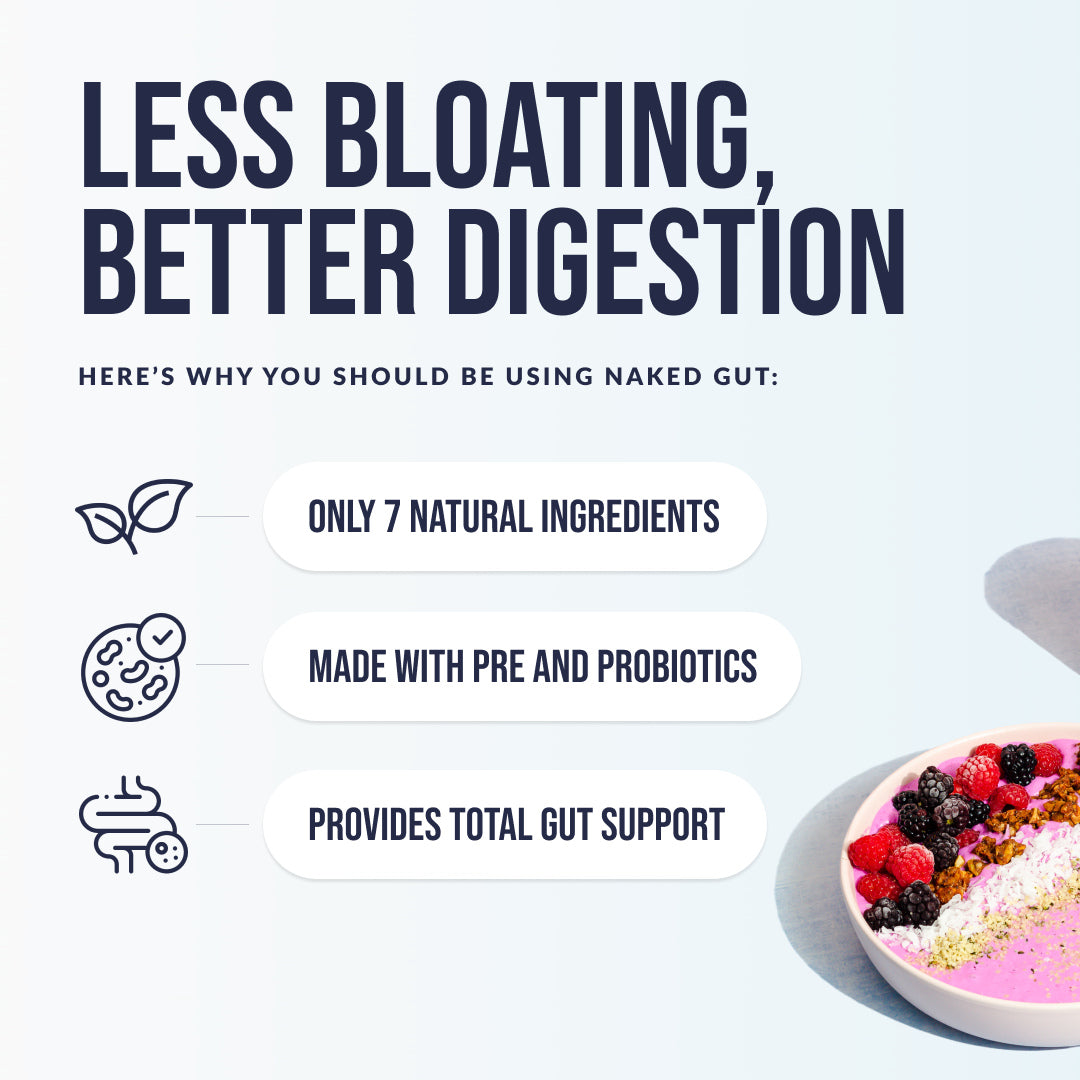 Prebiotic, Probiotic and Fiber Supplement for Straightforward Daily Mixing