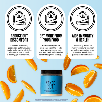 Prebiotic, Probiotic and Fiber Supplement for Straightforward Daily Mixing