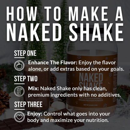 Hot Cocoa Protein Shake - Hot Cocoa for Smooth Shakes at Home or On the Go
