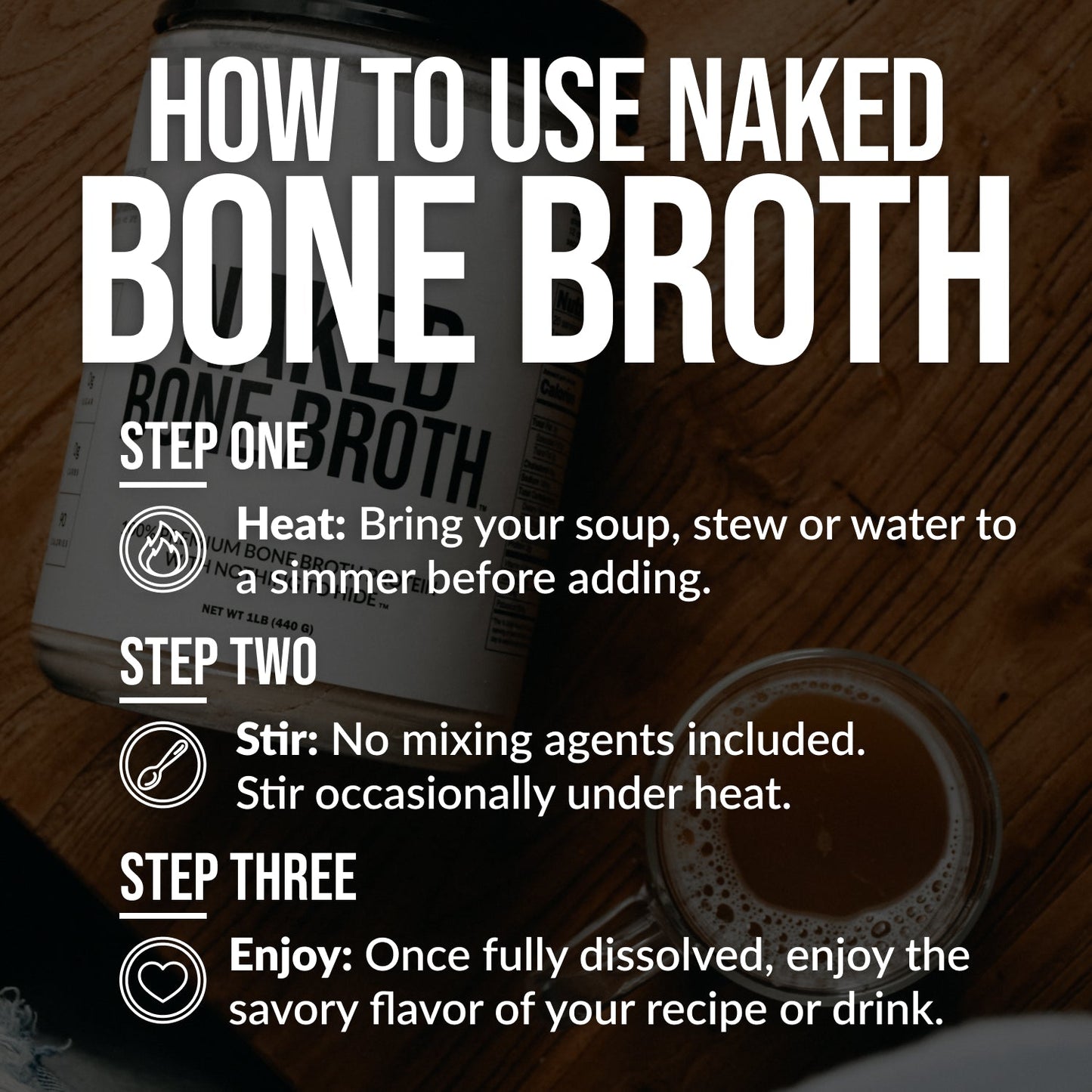 Bone Broth Protein Powder for Convenient Daily Protein Mixing