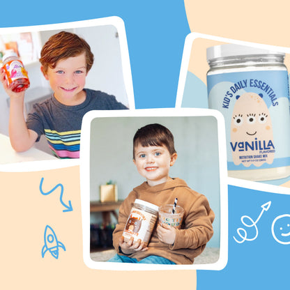Kids Nutrition Shake - Vanilla Formula for Simple Daily Nutrition Routines