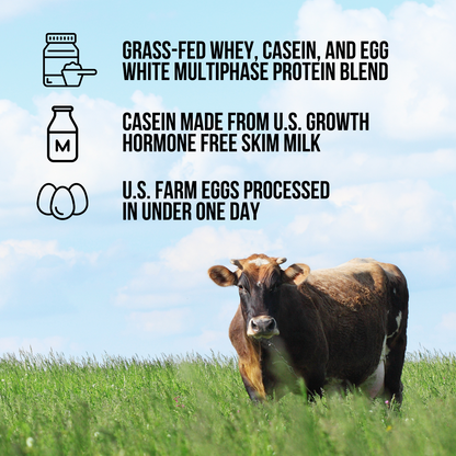 Protein Powder Blend - 3LB Egg Whey and Casein Protein Blend - 3LB for Convenient Daily Protein Mixing