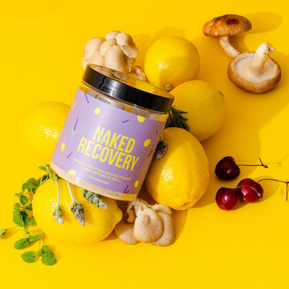 Mushroom Blend Supplement with Tart Cherry and Lemon Balm for Straightforward Daily Mixing
