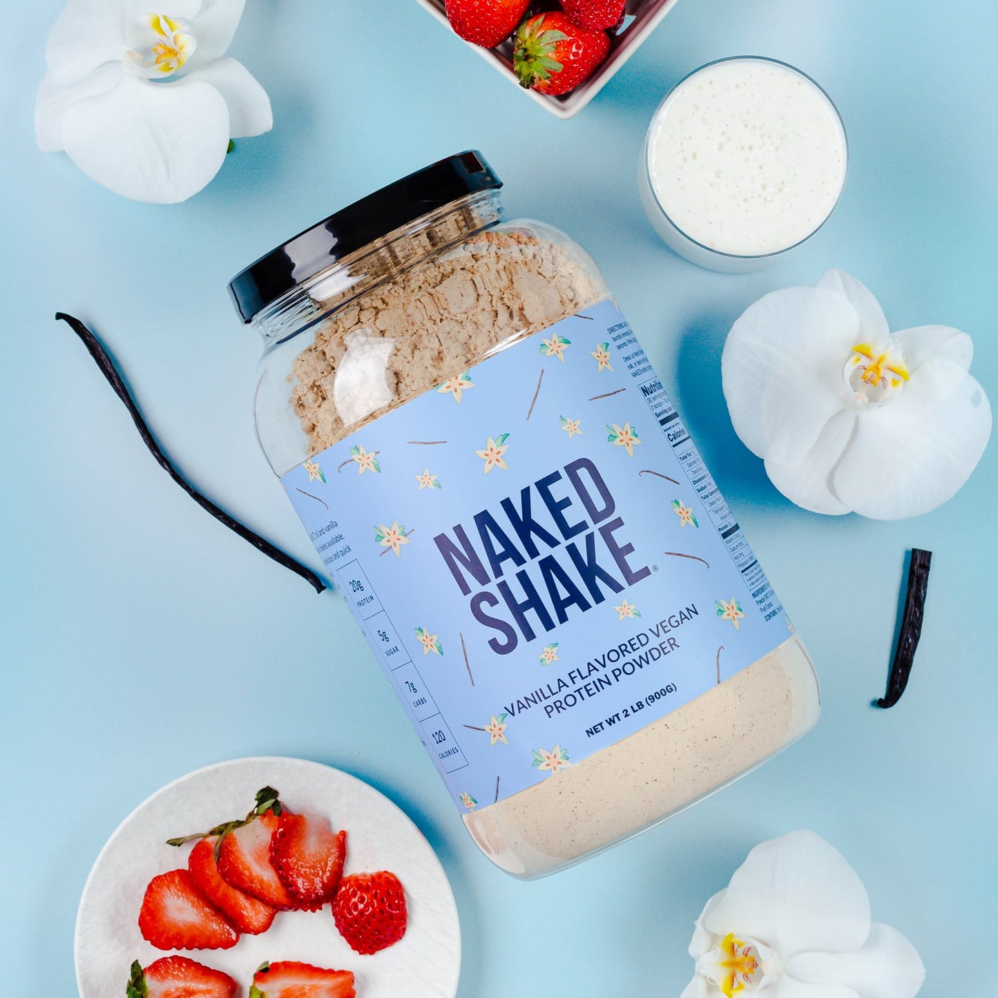 Vanilla Protein Shake - Vanilla for Smooth Shakes at Home or On the Go