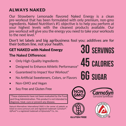 Strawberry Lemonade Pre Workout Supplement - Strawberry Lemonade for Simple Pre - or Post - Workout Routines