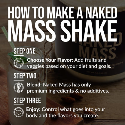 Strawberry Mass Gainer Protein Supplement - Strawberry Made for Smooth, Calorie - Rich Shakes