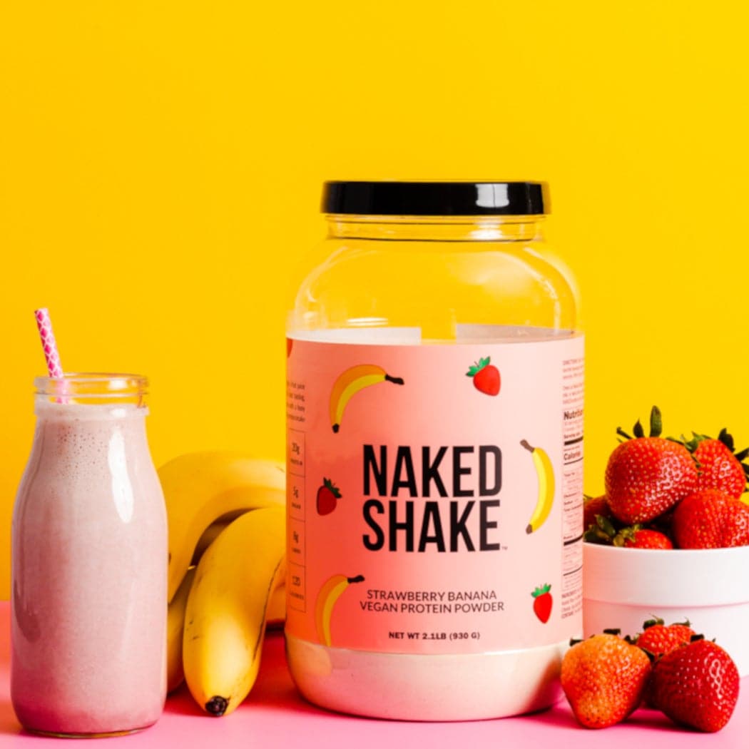 Strawberry Banana Protein Shake - Strawberry Banana for Smooth Shakes at Home or On the Go