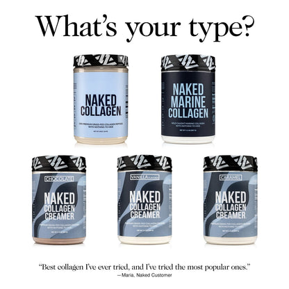 Marine Collagen Peptides Protein Powder - Marine Collagen for Smooth Drinks, Coffee and Recipes
