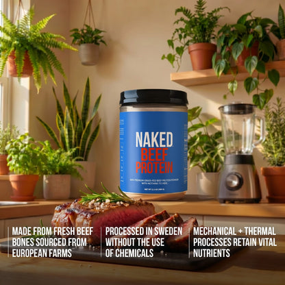 Beef Protein Powder - Unflavored for Convenient Daily Protein Mixing