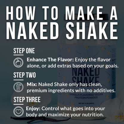Vanilla Protein Shake - Vanilla for Smooth Shakes at Home or On the Go