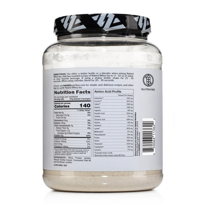 Vanilla Grass - Fed Whey Isolate Protein Powder - Vanilla for Convenient Daily Protein Mixing