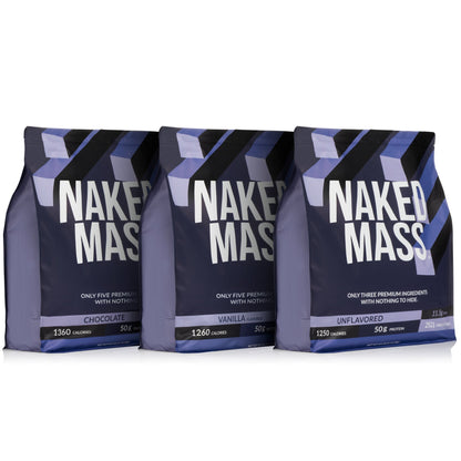 Mass Gainer Protein Supplement - Unflavored 12LB Made for Smooth, Calorie - Rich Shakes