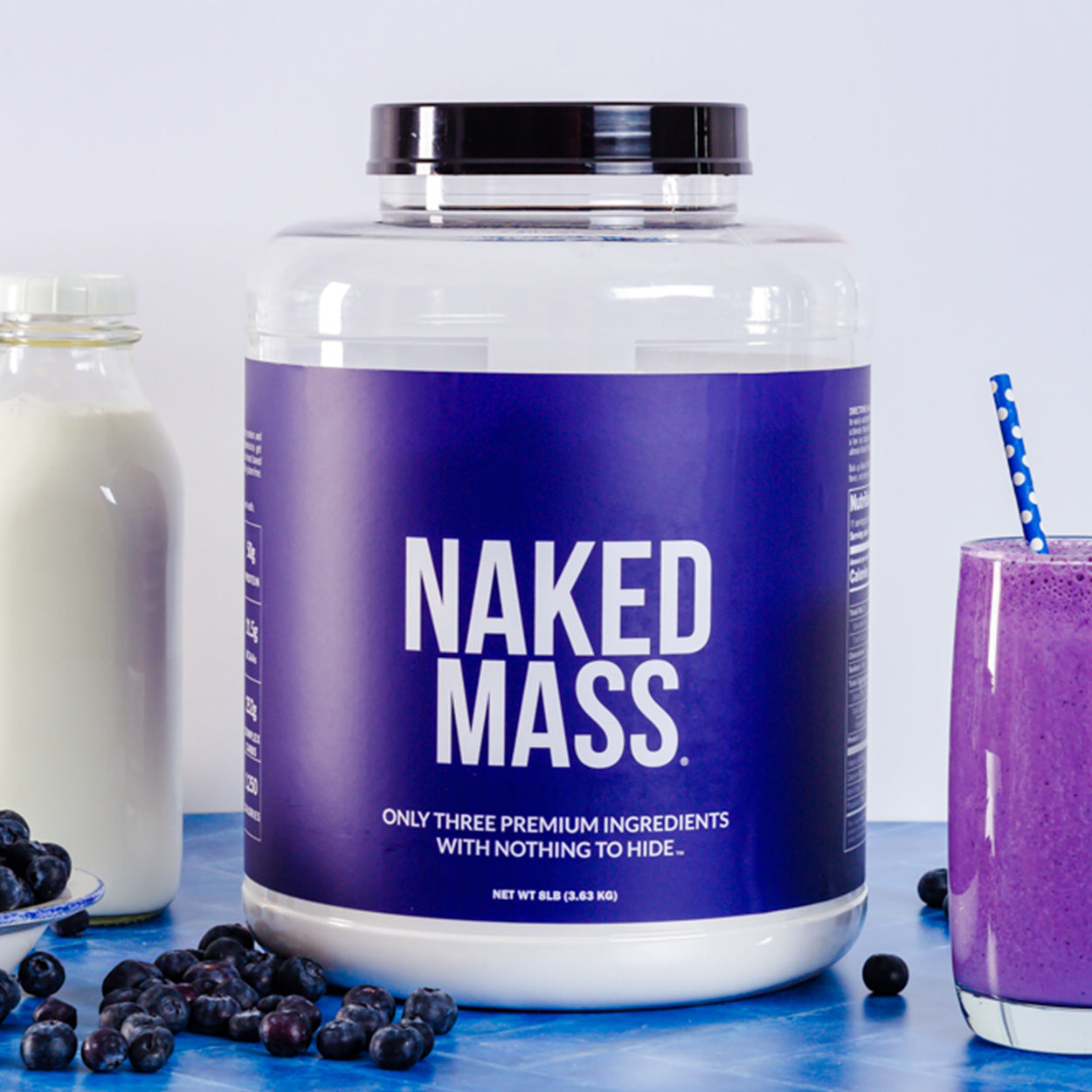 Chocolate Mass Gainer Protein Supplement - Chocolate 12LB Made for Smooth, Calorie - Rich Shakes