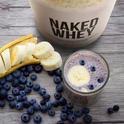 Grass Fed Whey Protein Powder - Unflavored - Bulk Size for Convenient Daily Protein Mixing
